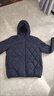 輕薄短款菱格棉衣男士2026春季冬裝韓版潮流連帽休閑保暖棉服外套 藏青色-【806連帽款】 M 建議90-110斤 曬單實(shí)拍圖