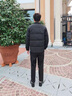 羅蒙（ROMON）羽絨服男90鴨絨輕薄襯衫式秋冬季2025新款寬松保暖夾克外套男潮 灰色   XL 曬單實(shí)拍圖