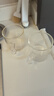 京東京造 玻璃杯 高硼硅泡茶水杯子家居品茗杯100ml六只裝 曬單實(shí)拍圖