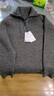 袋鼠（DAISHU）半拉鏈高領(lǐng)毛衣男針織衫秋冬季加厚純色潮流休閑打底衫男線(xiàn)衣修身 DO12401灰色 L (170) 推薦120-140斤 曬單實(shí)拍圖