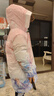 G.duck2025新款洋氣兒童羽絨服免洗女童中長(cháng)款外套加厚小童鴨絨韓版寶寶 愛(ài)莎漸變粉 130 曬單實(shí)拍圖