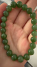 周六福新年禮物  和田玉手串男女款新中式溫潤和田碧玉圓珠手鏈 手串 曬單實(shí)拍圖