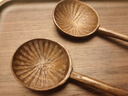 千年戀木高檔胡桃木勺子長(cháng)柄龜甲勺創(chuàng  )意吃播嗦粉勺拉面湯勺木頭勺子吃飯用 2個(gè)裝 胡桃木龜甲勺 【贈禮盒】 曬單實(shí)拍圖