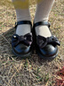 富羅迷女童皮鞋黑色軟底公主鞋兒童時(shí)尚演出鞋子女孩單鞋 磨砂黑色 33 曬單實(shí)拍圖