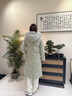 波司登（BOSIDENG）25新款90鵝絨羽絨服商場(chǎng)熱賣(mài)同款女長(cháng)款連帽保暖外套B250244174 雲山綠|4920 S 160/84A 體重約100-110斤 曬單實(shí)拍圖