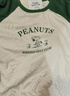 優(yōu)衣庫童裝男童女童UT PEANUTS/長(cháng)袖T恤史努比478203 55 青綠色 110 曬單實(shí)拍圖