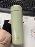 華象（HOAOR）新款不銹鋼保溫杯戶(hù)外便攜女生高顏值便攜簡(jiǎn)約商務(wù)直身泡茶杯子 綠色280毫升 曬單實(shí)拍圖