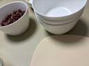 斯凱綈（Sky Top）米飯碗陶瓷面碗骨瓷純白家用酒店餐具日式碗4.5英寸4件套裝 曬單實(shí)拍圖
