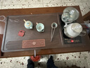 有濟茶盤(pán)功夫紫砂茶具全自動(dòng)玻璃燒水壺底部上水一體整套家用辦公茶臺 祥云呈運+底部上水92cm（送雙桶 曬單實(shí)拍圖