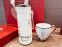 明鹿高顏值德國保溫杯女便攜隨行杯生日禮物送節日禮物送男女朋友 【禮盒套裝】316暖杏白 460ml 曬單實(shí)拍圖