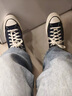 匡威（Converse）STAR&BARS DENIM星箭牛仔丹寧運動(dòng)帆布鞋 牛仔藍直郵不退換拍前咨詢(xún)庫存 23 cm 36.5 曬單實(shí)拍圖
