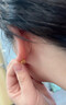 牧笛足金999耳堵黃金耳釘女耳托扣防滑掉耳扣新款24K金時(shí)尚耳飾配件 【足金耳堵】/單只【重約0.16克】-贈精美禮盒 曬單實(shí)拍圖
