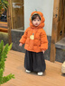 班喜迪兒童羽絨服冬裝2025新款寶寶上衣嬰幼兒冬季外套男女童防寒小童裝 橘色 90 充絨量：56g 曬單實(shí)拍圖