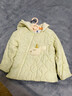 迷你巴拉【魔法棉】男女童棉服寶寶造型連帽外套2025冬新品 卡其50607 90 曬單實(shí)拍圖