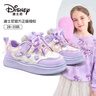 迪士尼童鞋女童春秋學(xué)生板鞋公主風(fēng)女孩運動(dòng)鞋DST1133淺紫30碼 曬單實(shí)拍圖