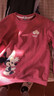 迪士尼女童套裝秋裝春秋款洋氣時(shí)髦兒童運動(dòng)褲開(kāi)學(xué)透氣小女孩衛衣 迪樂(lè )玩玩K莓紅+迪樂(lè )球K藏青 130 130cm 曬單實(shí)拍圖