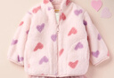 優(yōu)衣庫嬰幼兒寶寶長(cháng)絨搖粒絨拉鏈茄克長(cháng)袖印花外套478435 11 粉紅色 100 曬單實(shí)拍圖