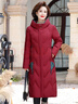 鴨鴨（YAYA）媽媽款羽絨服女中長(cháng)款氣質(zhì)大碼中年女款冬季中老年洋氣女裝外套QC 曬單實(shí)拍圖