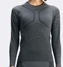 悠途（UTO）滑雪壓縮速干衣女款功能內衣排汗戶(hù)外運動(dòng)跑步保暖套裝黑灰色 XL 曬單實(shí)拍圖