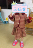凌卡戚女童小香風(fēng)套裝秋冬新款格子小女孩年服加絨外套百褶裙拜年服套裝 紅色【新年】套裝 cm 身高80-90cm 90 曬單實(shí)拍圖