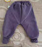 多嘻?？型澴舆\動(dòng)褲女童休閑褲嬰兒寶寶秋季長(cháng)褲 蘑菇精靈【紫】 90 曬單實(shí)拍圖