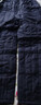 暖冬鴨鴨男士輕薄羽絨褲休閑外穿冬季高腰加厚保暖大碼中爸爸裝內膽棉褲 藏青色 2XL ；130-145斤 曬單實(shí)拍圖