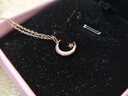 周大福SOINLOVE彩金星月18K金鉆石彩貝吊墜女 VT193 曬單實(shí)拍圖