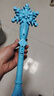 元族魔法棒兒童生日禮物玩具小女孩公主愛(ài)莎公主小魔仙玩具裝扮 發(fā)光冰雪魔法棒藍色 曬單實(shí)拍圖