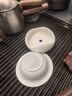 TEAHUE茶漏茶濾白瓷茶葉過(guò)濾網(wǎng)茶水分離茶隔陶瓷公道杯茶具泡茶濾茶神器 曬單實(shí)拍圖