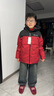 波司登25羽絨服兒童5A抗菌短款加厚防寒新年紅親子連帽外套 曬單實(shí)拍圖