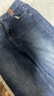 三彩2025秋季新款休閑牛仔褲中腰寬松闊腿褲長(cháng)褲通勤Z 海軍藍 M 160/68A 曬單實(shí)拍圖
