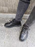 七匹狼男鞋真皮休閑皮棉鞋2025冬季加絨保暖棉鞋頭層牛皮防滑厚底運動(dòng)鞋 黑色 （冬季加絨款） 42 皮鞋碼（偏大1碼請買(mǎi)小一碼） 曬單實(shí)拍圖