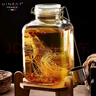 游驛（UINEAT）玻璃泡酒專(zhuān)用瓶密封罐家用釀酒壇10斤泡酒容器酒瓶 曬單實(shí)拍圖