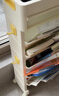 林下春雪移動(dòng)書(shū)架桌邊置物架可以移動(dòng)書(shū)架帶輪高中學(xué)生用免安裝書(shū)架收納架 【滑輪款】5層雙側書(shū)架-帶抽屜 曬單實(shí)拍圖