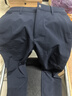 SIMWOOD/簡(jiǎn)木男裝RS04合體直筒軟殼尼龍四面彈復合搖粒絨休閑褲S21250775 深海藍（常規版） 30 (建議121-130斤) 曬單實(shí)拍圖