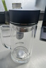 富光玻璃杯雙層帶把手水杯高硼硅玻璃茶杯男士泡茶專(zhuān)用杯子茶水分離 曬單實(shí)拍圖