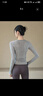 ACKDCS無(wú)縫瑜伽服上衣女秋冬季新款緊身顯瘦運動(dòng)T恤跑步訓練長(cháng)袖健身衣 曬單實(shí)拍圖