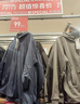 優(yōu)衣庫男裝防風(fēng)搖粒絨拉鏈連帽開(kāi)衫/長(cháng)袖外套25秋冬新款481182 09 黑色 M /170/92A 曬單實(shí)拍圖