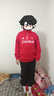 匹克童裝男童冬季套裝2025新款兒童加絨保暖衛衣秋冬青少年紅色過(guò)年服 曬單實(shí)拍圖