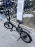 鳳凰鳳凰折疊自行車(chē)成人超輕便攜男女式通勤休閑20寸7速喜瑪諾幻影灰 曬單實(shí)拍圖