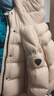 坦博爾泡芙羽絨服女士短款連帽廓形冬季保暖外套5530338Z 珍珠米白155 曬單實(shí)拍圖