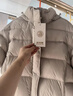 波司登（BOSIDENG）25款泡芙90絨羽絨服商場(chǎng)熱賣(mài)明星同款小個(gè)子外套B250243102 晨霧冷灰8F98-明星同款 XS 155/80A充絨量227g 體重約110以?xún)?曬單實(shí)拍圖