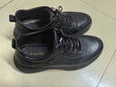 奧康（Aokang）奧康男鞋透氣休閑皮鞋商務(wù)休閑鞋舒適百搭厚底運動(dòng)鞋 黑色43  曬單實(shí)拍圖
