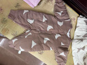 巴厘小豬新生兒嬰兒夾棉連體衣冬季加厚保暖棉襖初生兒衣服秋冬寶寶棉服 奶白秋日信鴿 59cm 曬單實(shí)拍圖