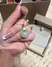 平安扣和田玉銀項鏈女銀飾中國風(fēng)玉石吊墜母親媽媽過(guò)年生日禮物 曬單實(shí)拍圖
