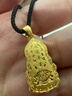 老鳳祥火焰觀(guān)音佛黃金項鏈男999足金菩薩吊墜掛墜生日禮物送男朋友老公 【大師級工藝】火焰觀(guān)音吊墜 約2g 曬單實(shí)拍圖