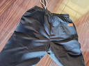 西域駱駝（VANCAMEL）休閑褲子男士寬松束腳青少年九分運動(dòng)男褲百搭衛長(cháng)褲 黑色 XL 曬單實(shí)拍圖