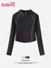 班尼路（Baleno）半高領(lǐng)薄絨打底衫女2025年秋冬季新款親膚柔軟舒適加絨保暖上衣 曬單實(shí)拍圖