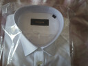 雅戈爾（YOUNGOR）長(cháng)袖襯衫男純色DP免燙襯衫棉質(zhì)面料抗皺易打理新品 VLDP12134BJA白色 39 曬單實(shí)拍圖