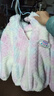 Hello Kitty玉桂狗女童外套2025秋冬新款洋氣兒童毛毛衣保暖大童加絨加厚童裝 粉彩 150cm 曬單實(shí)拍圖